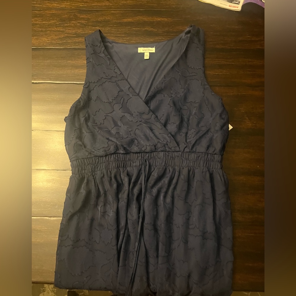 Speechless Navy Blue Dress